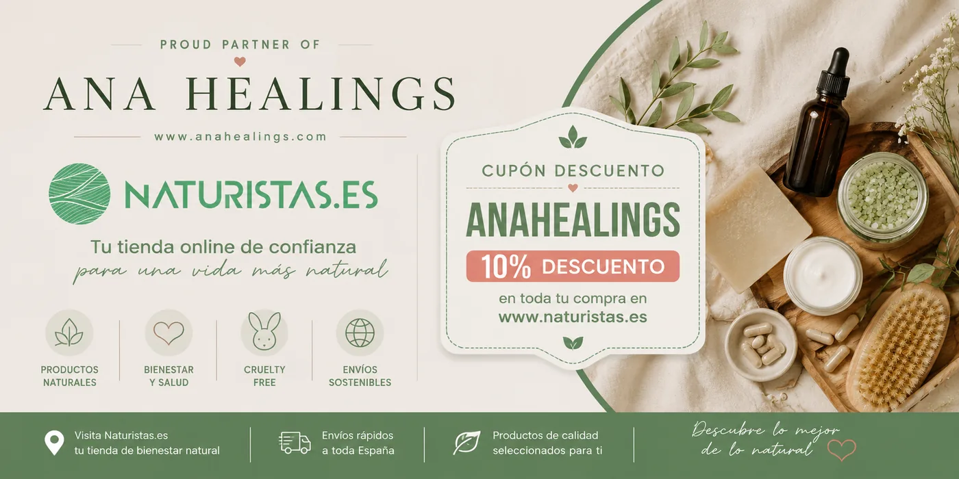 Naturistas código de descuento ANAHEALINGS